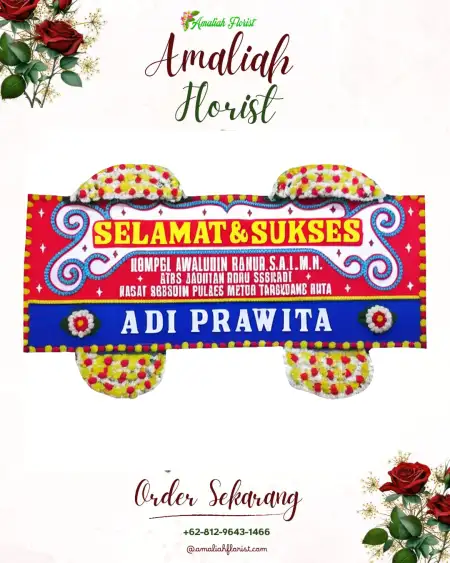 Papan Bunga Ucapan Selamat Danowudu